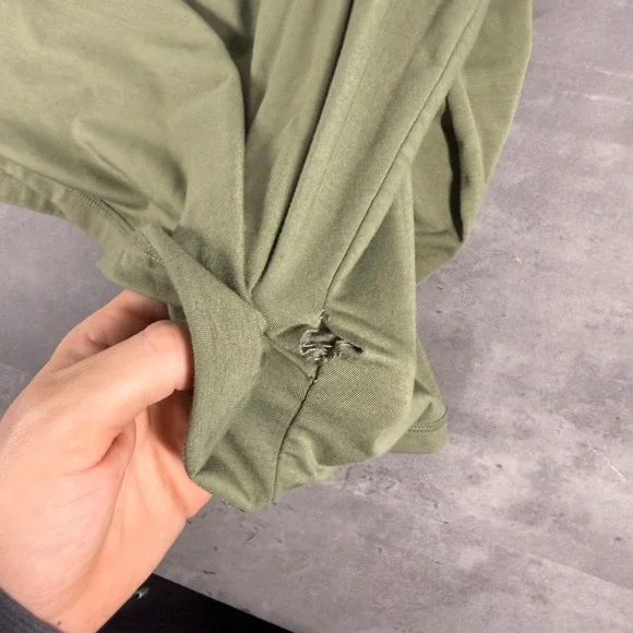 Habit Hoodie Mens Large Olive Green Camo Lightweight Outdoor Tactical Fishing - Picture 5 of 9